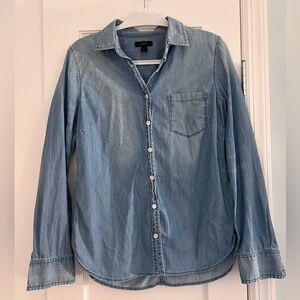 JCrew Blue Denim Shirt